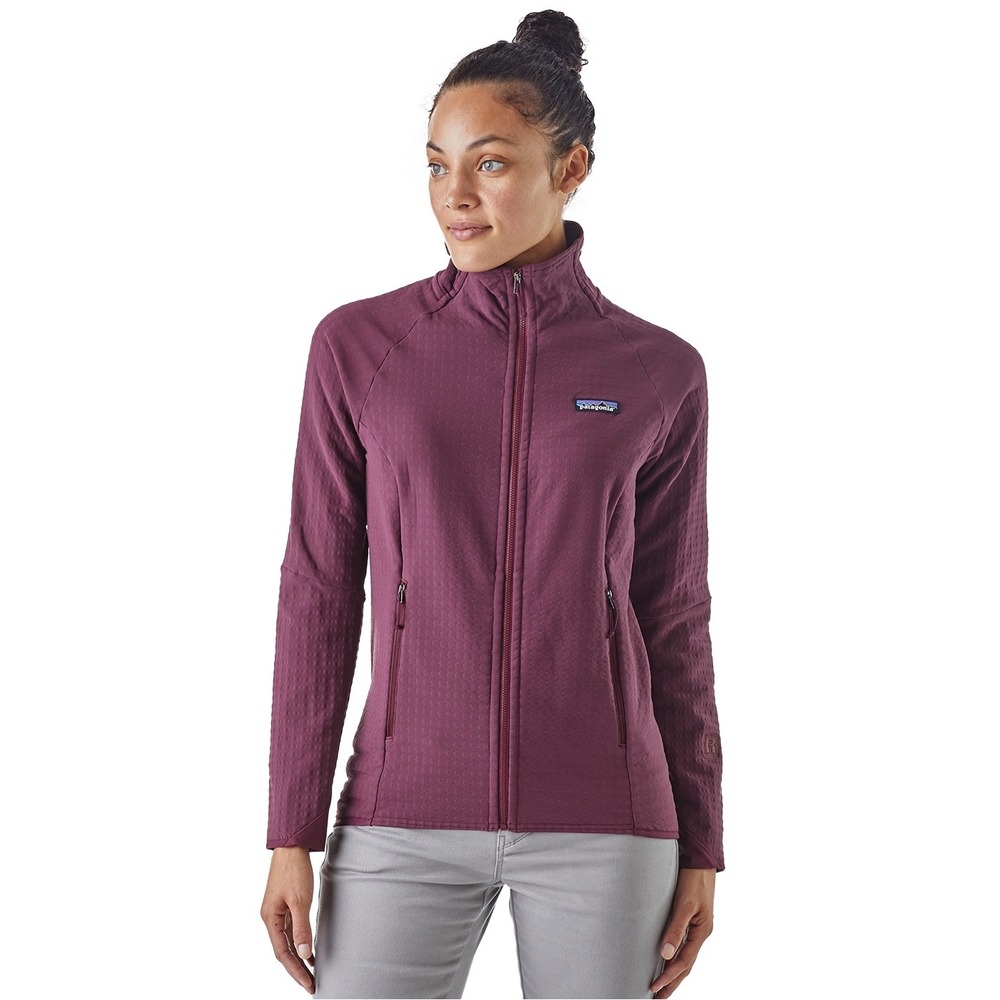 Patagonia | R2 TechFace Jacket Burgundy Full Zip Fleece Size XS